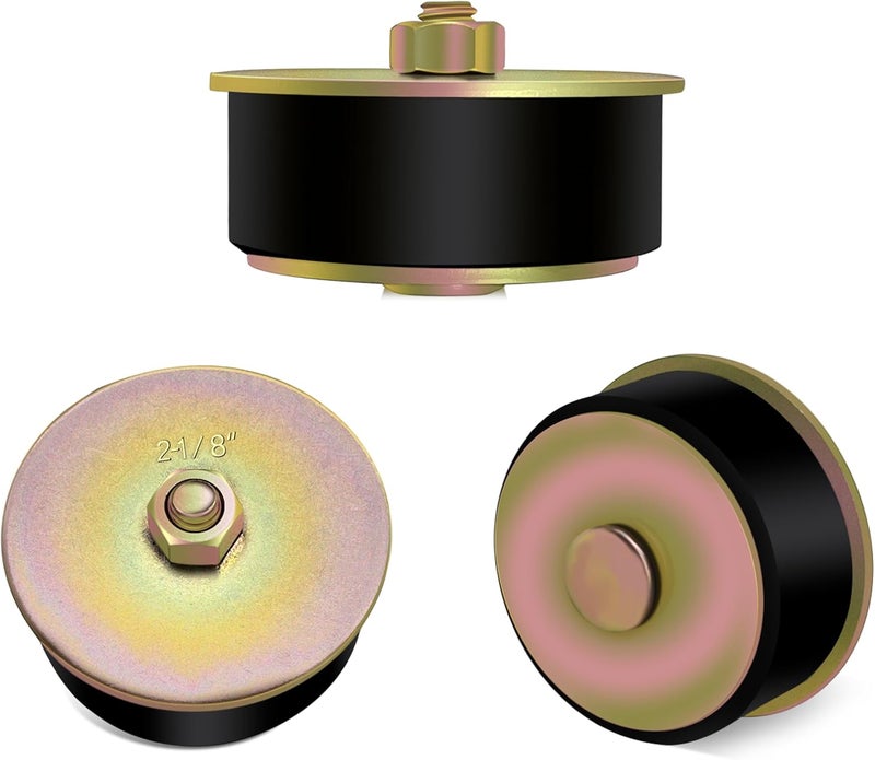 Siptenk 2-1/8" Freeze Rubber Expansion Plug 3 pcs, Automotive Rubber Expandable Freeze Plugs for Engine - Image 1